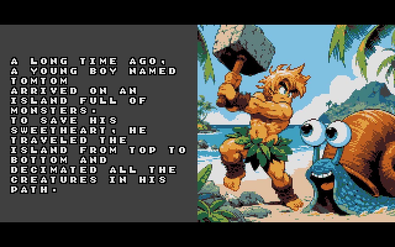 Miracle Boy in Dragon Land atari screenshot